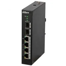 Dahua DH-PFS4206-4P-96 индустриальный 4 портовый сетевой РОЕ коммутатор