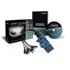 Плата видеозахвата Линия Effio 4х25 Hybrid IP