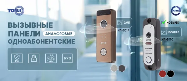 Аналоговые вызывные панели ATIX