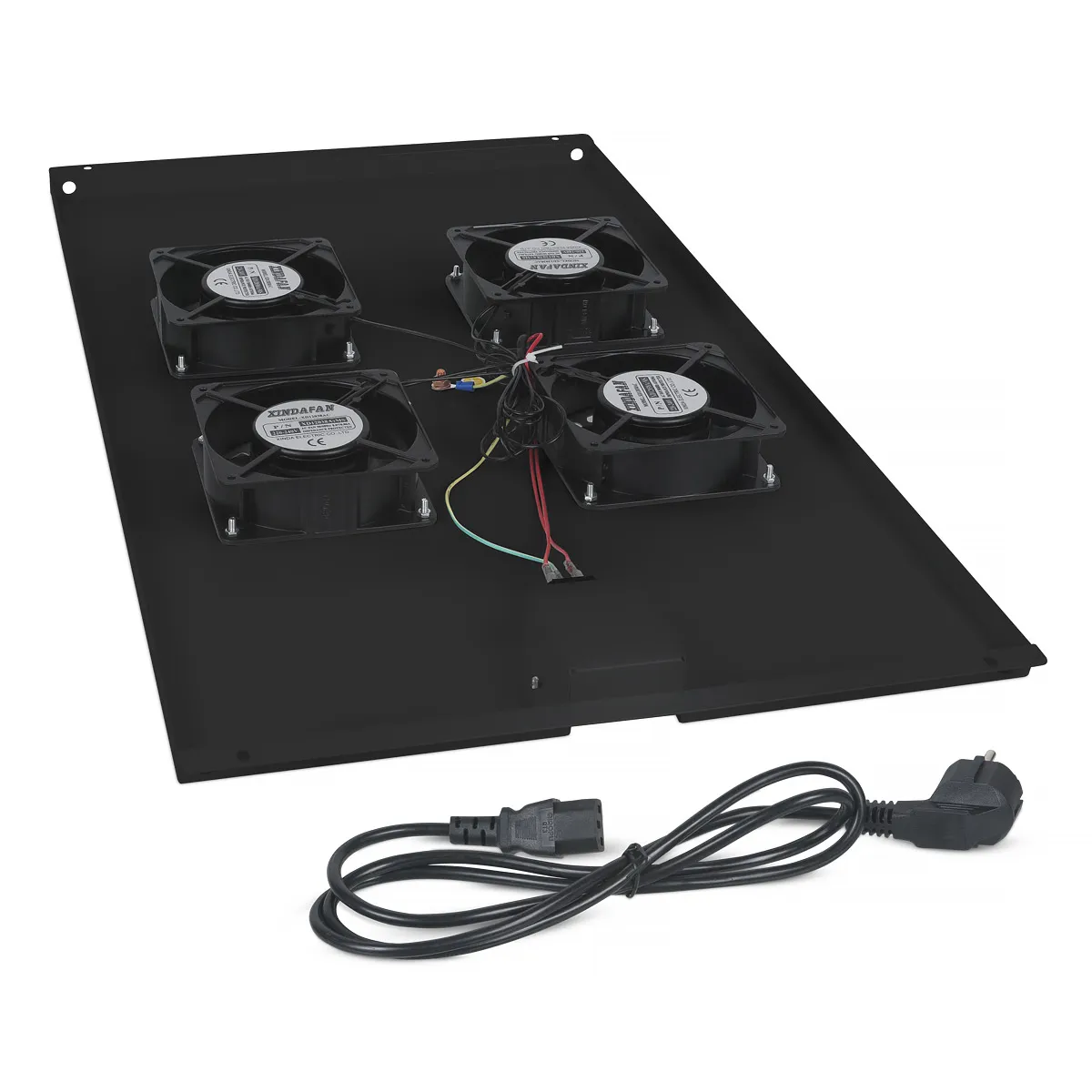 Cabeus TRAY-100-BK с 4-мя вентиляторами