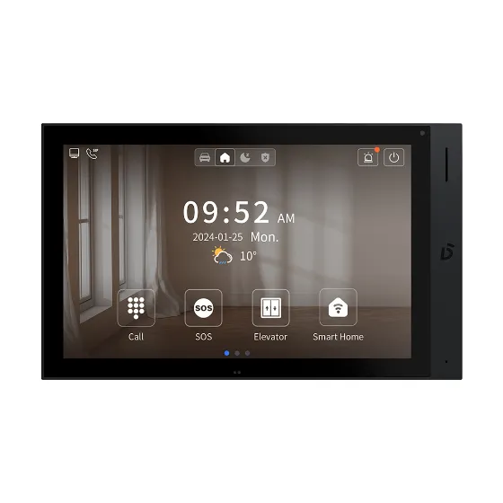 H618 10'' IPS монитор IP видеодомофона