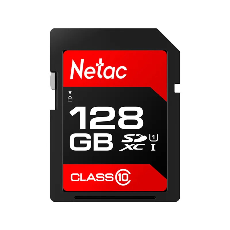 NT02P500PRO-128G-R карта памяти на 128Гб, MicroSDXC, скорость чтения до 100Мб/с, с адаптером